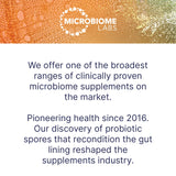 Microbiome Labs MegaSporeBiotic Probiotics for Digestive Health - Mens & Womens Probiotic Nutritional Supplements with Spore Based Bacillus Coagulans & Bacillus Subtilis for Gut Health (60 Capsules)