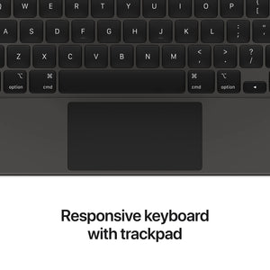 Used Apple Magic Keyboard for 12.9-inch iPad Pro 3rd Gen, 4th Gen, & 5th Gen - Black (Renewed)