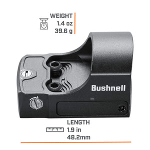 NEW Bushnell RXS100 Reflex Sight, Red Dot Sight with 4 MOA and 8 Brightness Settings, Durable with Long Battery Life