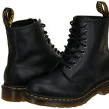 Dr. Martens Women's 1460W Originals Eight-Eye Lace-Up Boot Combat, Black Nappa, 8