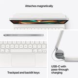 Used Apple Magic Keyboard for 12.9-inch iPad Pro 3rd Gen, 4th Gen, & 5th Gen - Black (Renewed)