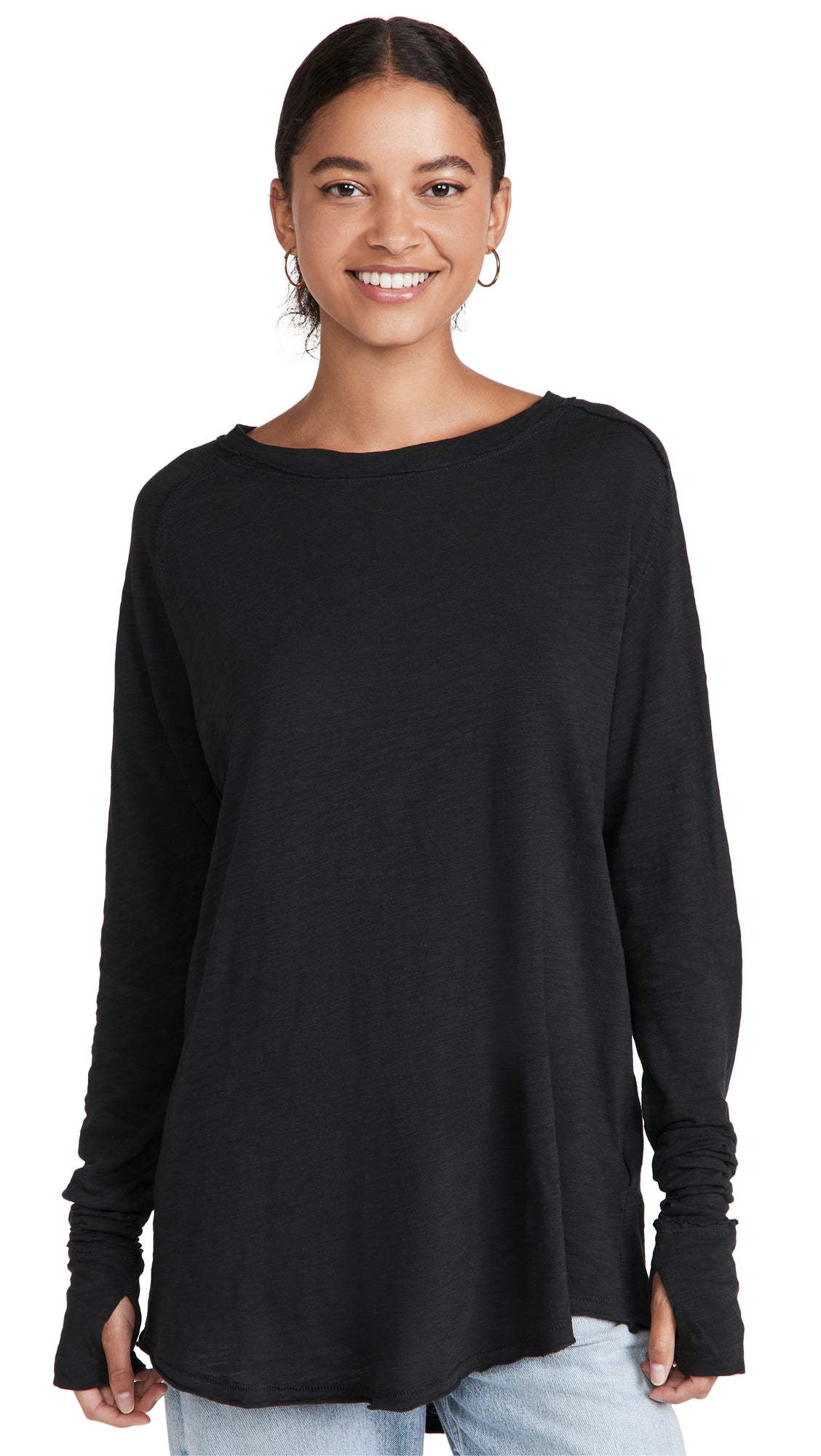 Free People Arden Tee Grape Jelly MD